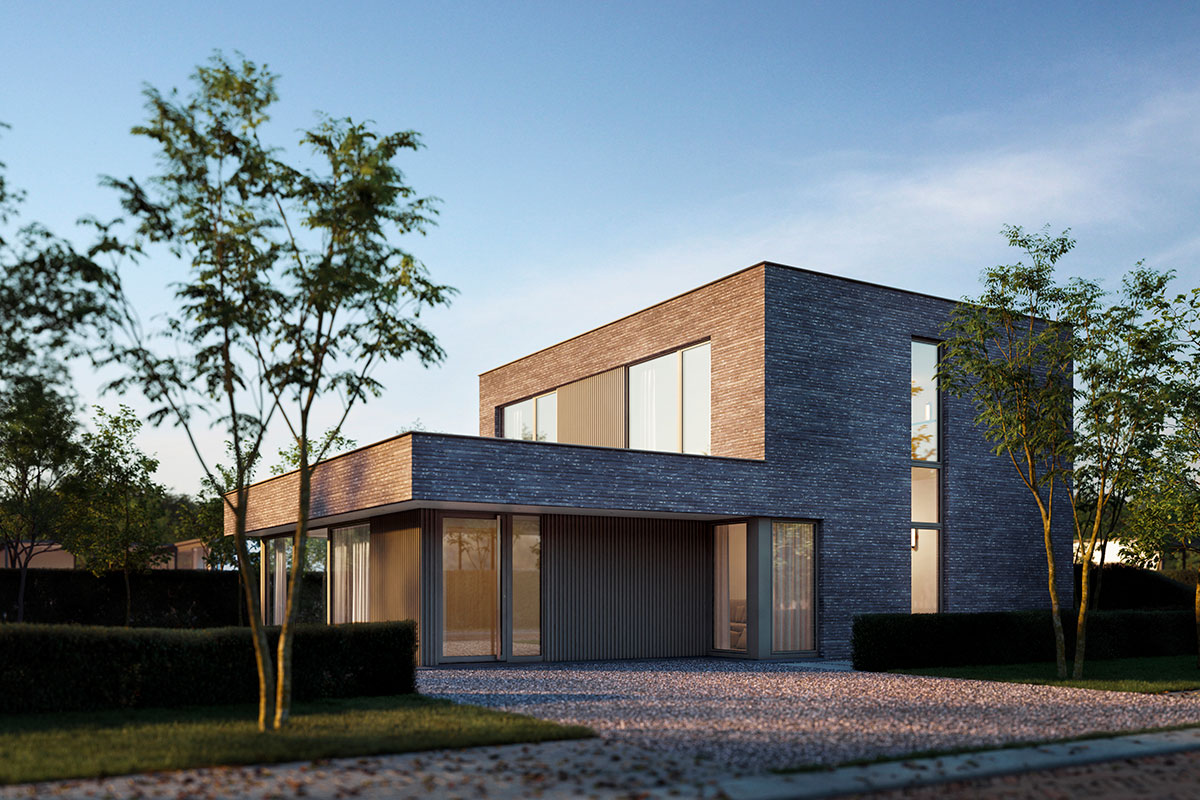 foto: DECEUNINCK / PVC stolarija - Elegant A 76X Concrete gray