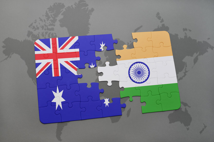 indija australija