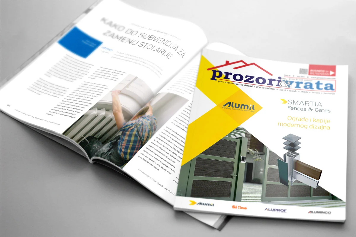 Specijalizovani građevinski časopis PROZORI&VRATA broj 36, maj 2021