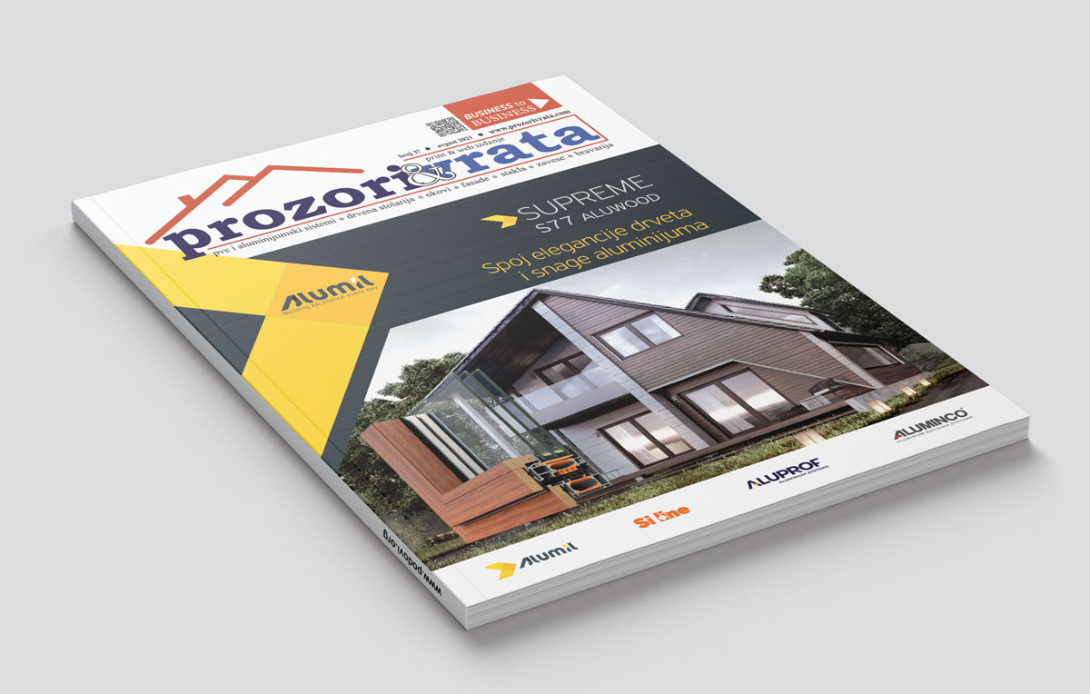 Specijalizovani građevinski časopis PROZORI&VRATA broj 37, avgust 2021