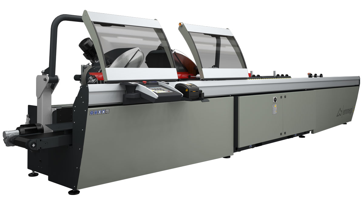 EMMEGI PRECISION TS2 - Dvoglava testera sa tri CNC upravljane ose