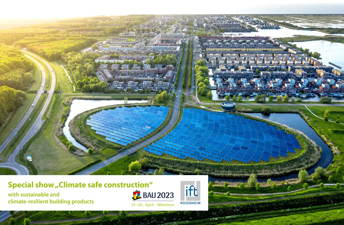 Specijalno izlaganje „Klimatski bezbedna gradnja sa održivim i klimatski otpornim građevinskim proizvodima“ ift Rosenheim