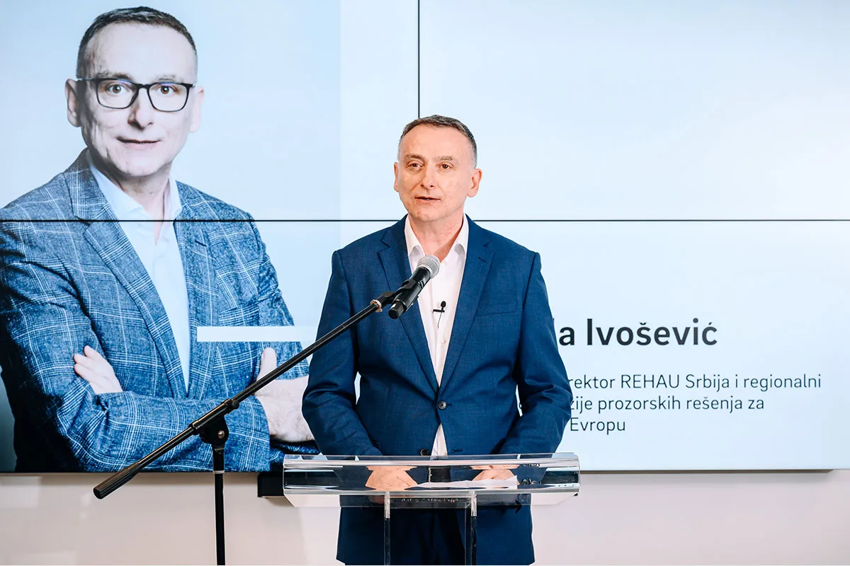 Nikola Ivošević, Generalni direktor REHAU Srbije i regionalni direktor divizije prozorskih rešenja za jugoistočnu Evropu
