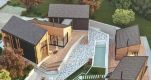 3D render: Fruškogorska kuća TIP 1 / autor projekta: Unknown Studio