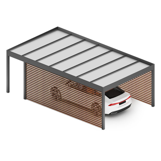CARPORT ECO + bočni zid