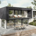 moderni objekat sa inovativno stolarijom velikih dimenzija stakla