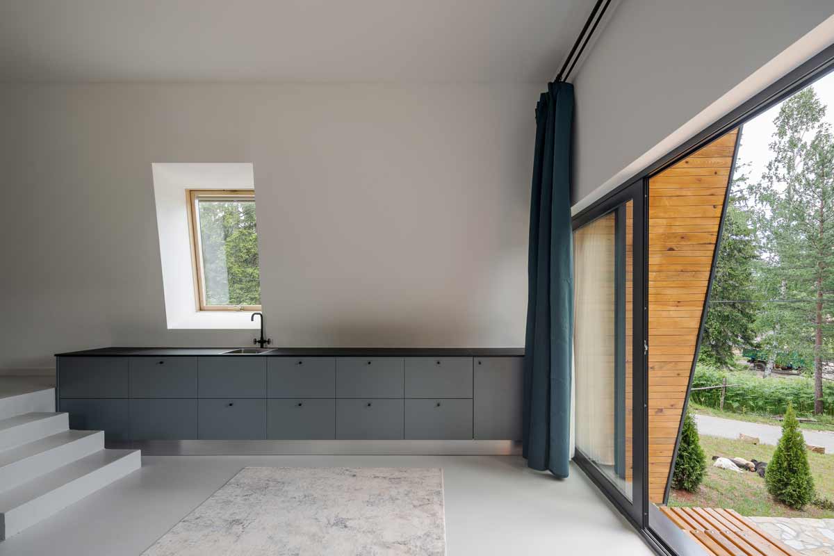 Projekat AKVS Arhitektura, Vila Plava, enterijer / foto: Miloš Martinović