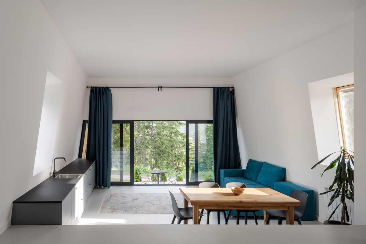 Projekat AKVS Arhitektura, Vila Plava, enterijer / foto: Miloš Martinović