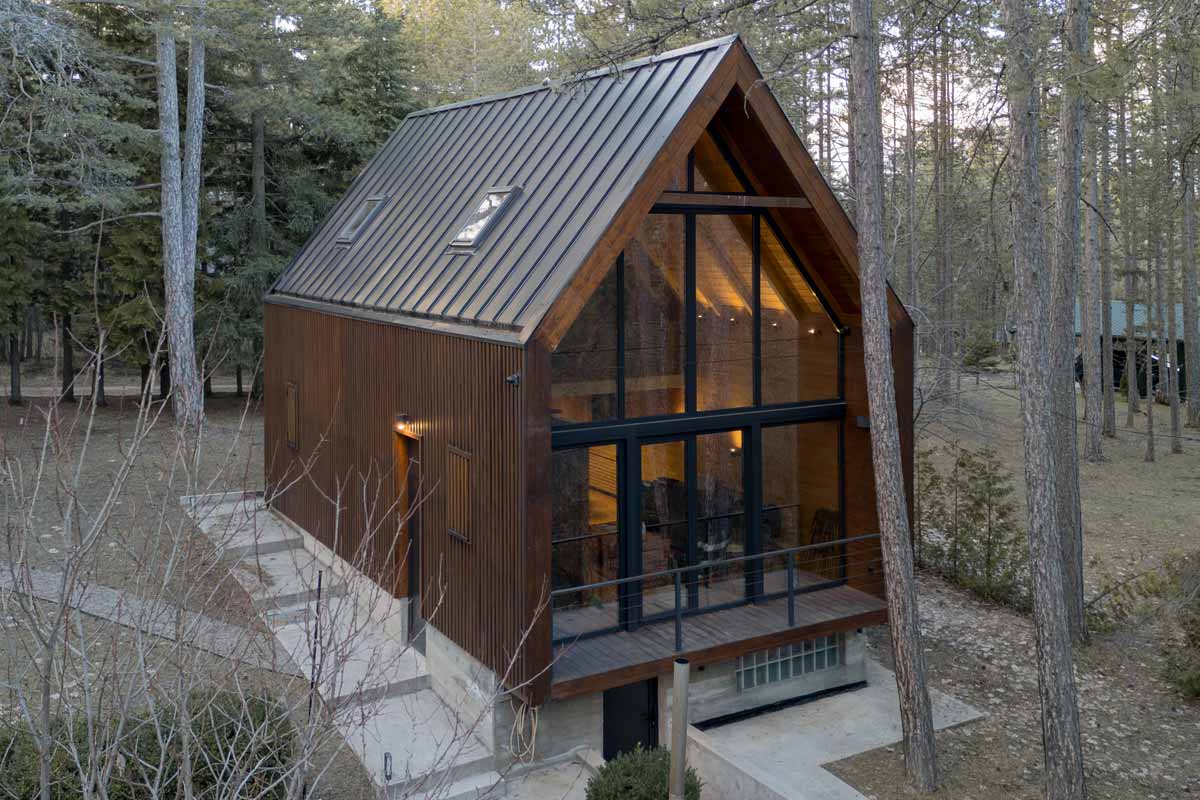 Projekat: Vikend kuća u Nacionalnom parku Tara, KAI Architecture Interiors / foto: Lejla Nurković