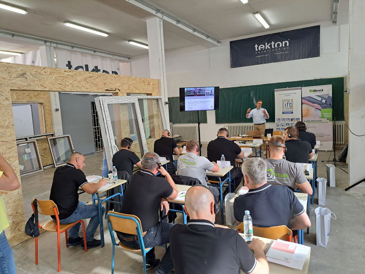 Održan seminar pravilne ugradnje prozora i vrata prema ift Rosenheim/RAL smernicama / foto: ift Rosenheim