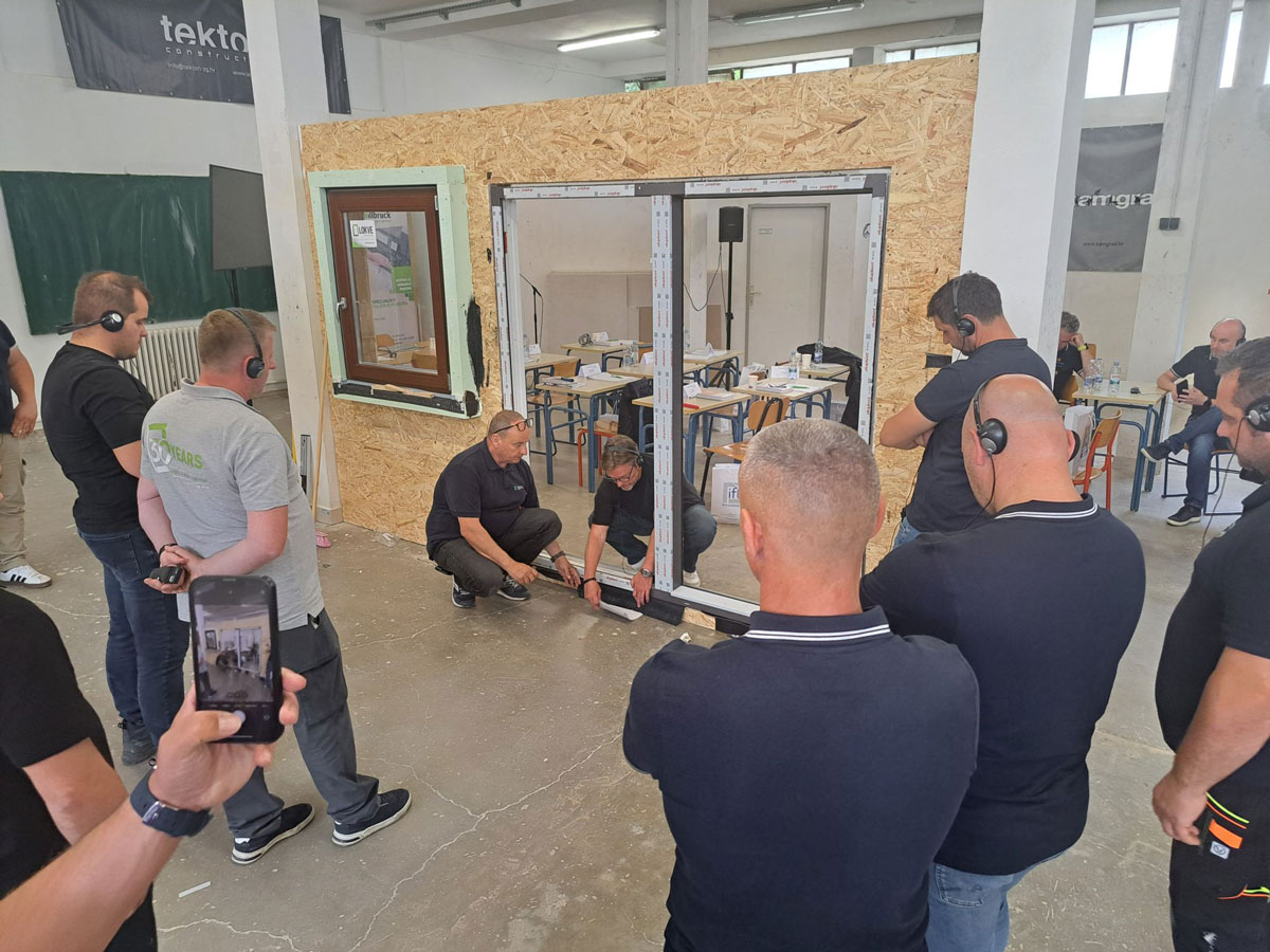 Pravilna ugradnja prozora i vrata prema ift Rosenheim/RAL smernicama / foto: ift Rosenheim