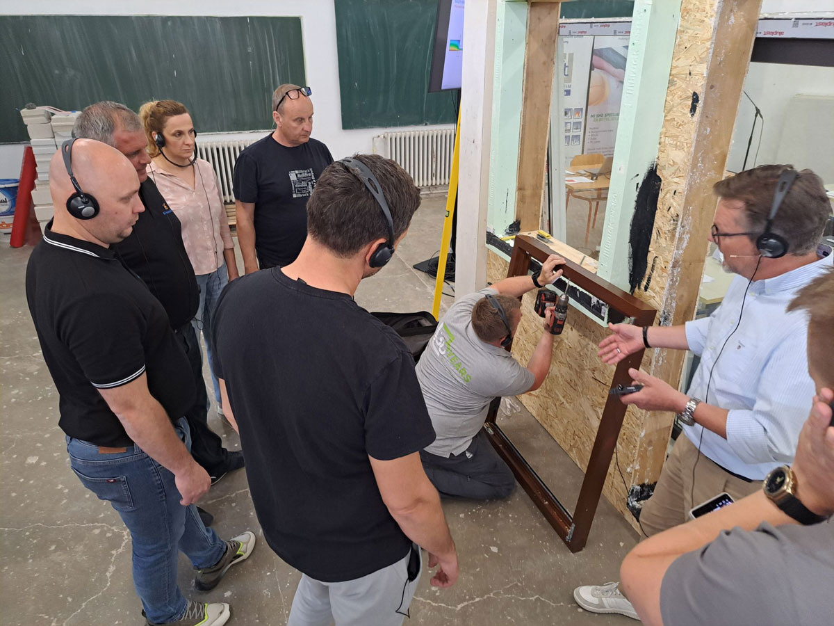 Pravilna ugradnja prozora i vrata prema ift Rosenheim/RAL smernicama / foto: ift Rosenheim