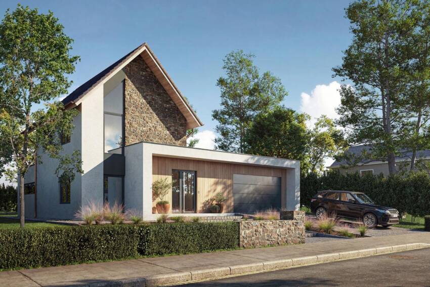 Deceuninck prozorski profili na kući / foto: Deceuninck