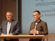 Oskar Anders (član uprave ift Rosenheim) i dr Jochen Peichl (generalni direktor ift Rosenheim) otvorili su 52. Rosenheim Dane prozora / foto: ift Rosenheim