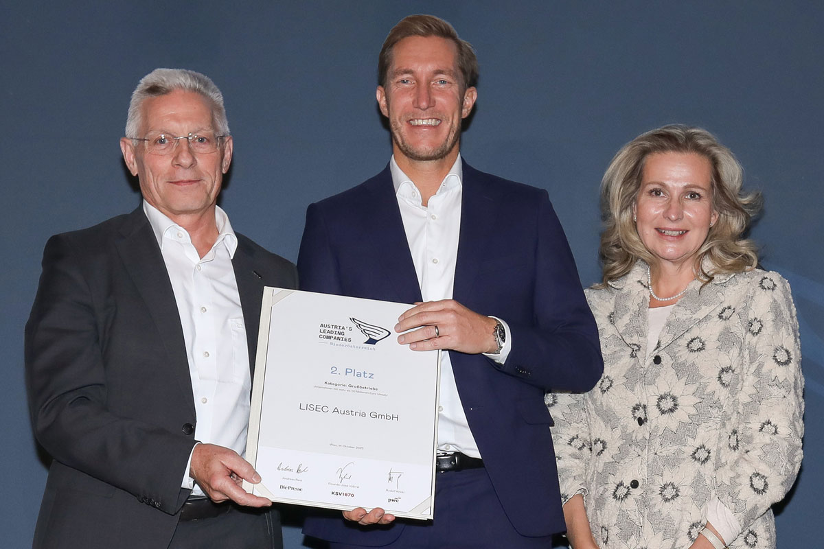 CEO LiSEC-a Gottfried Brunbauer i CFO Oliver Pichler na ALC nagradama / foto: Peroutka