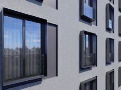 VISTA EDGE – Minimalizam, sigurnost i preciznost u jednom sistemu VISTA EDGE francuski balkon na stambenoj zgradi