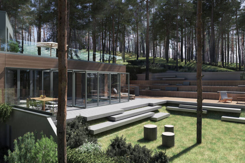 projekat: Vila Shah / autor projekta: Arhitektonski biro BIONIQUE / 3D vizualizacija: Arhitektonski biro BIONIQUE