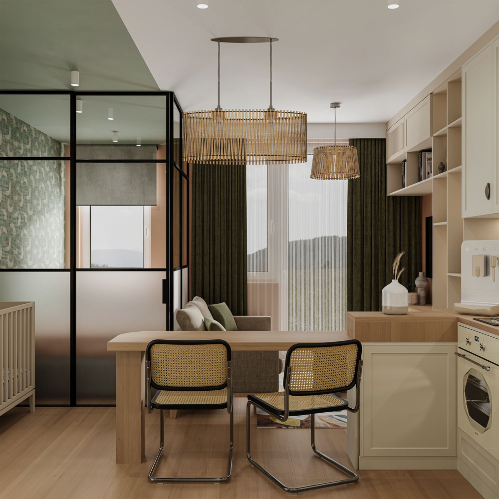 Stan Mirijevo / 3D render: Artéco Interiors