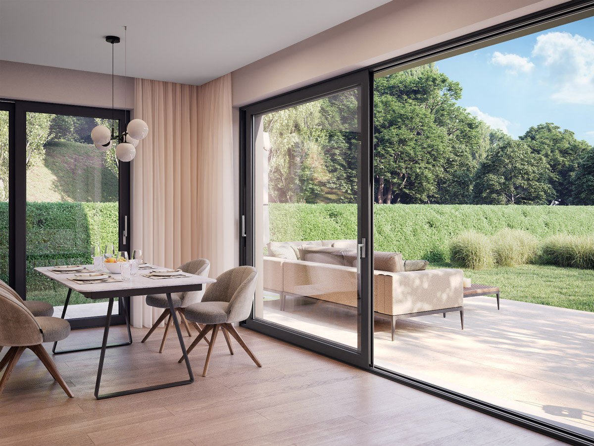 Prozori velikih dimenzija u enterijeru / foto: Profilin