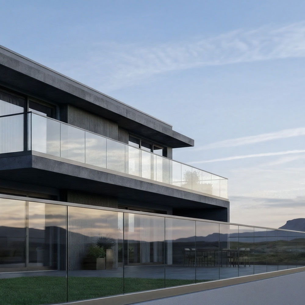 VISTAL sistem staklenih ograda / foto: Tehnomarket