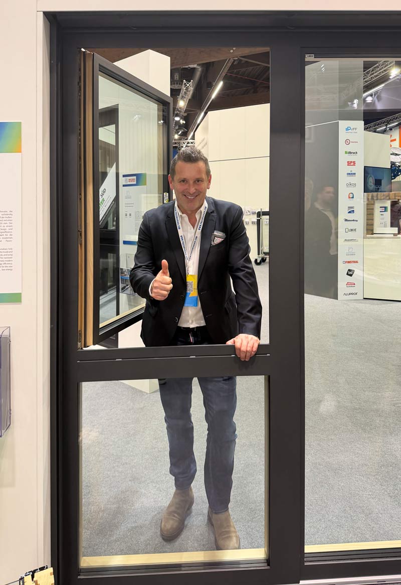 Predrag Rađen, urednik časopisa "Prozori+Vrata" na Fensterbau Frontale 2026